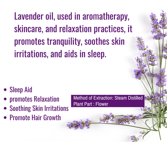 Lavender Essential Oil – Calming Aromatherapy for Sleep & Stress Relief Combo