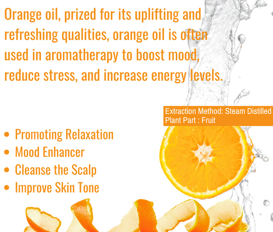 Orange Essential Oil – Energizing Fragrance for Home & Diffuser Use