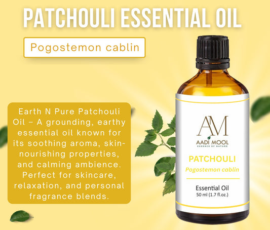 Aadi Mool Patchouli Oil -Grounding, Scars & Flawless Skin