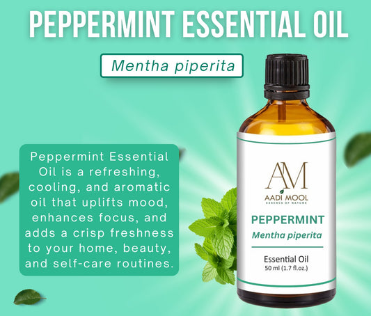 Aadi Mool Peppermint Oil Combo – Energy, Headache & Focus