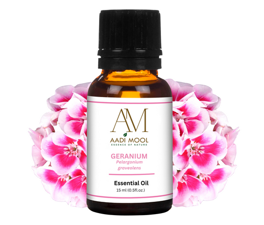 Geranium Essential Oil – Natural Skin Glow & Stress Relief Aromatherapy