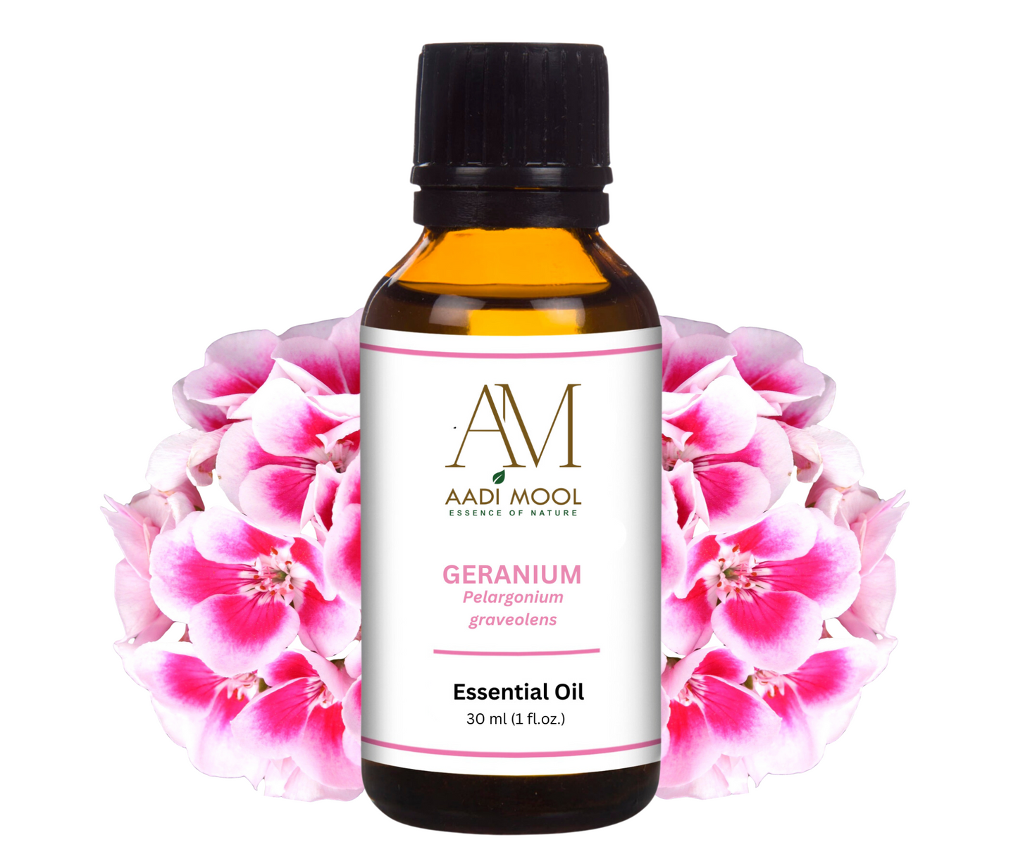 Geranium Essential Oil – Natural Skin Glow & Stress Relief Aromatherapy