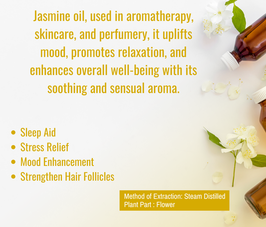 Jasmine Essential Oil – Natural Mood Booster & Relaxation Therapy Combo