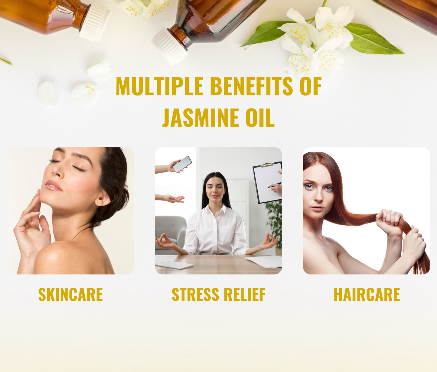 Jasmine Essential Oil – Natural Mood Booster & Relaxation Therapy Combo