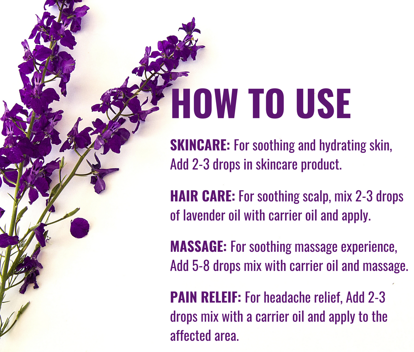 Lavender Essential Oil – Calming Aromatherapy for Sleep & Stress Relief