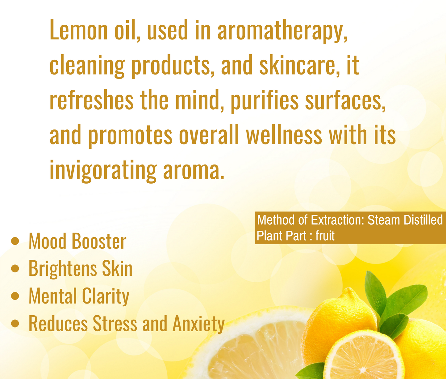 Lemon Essential Oil – Refreshing Mood Booster and Natural Cleaner Combo