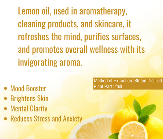 Lemon Essential Oil – Refreshing Mood Booster and Natural Cleaner