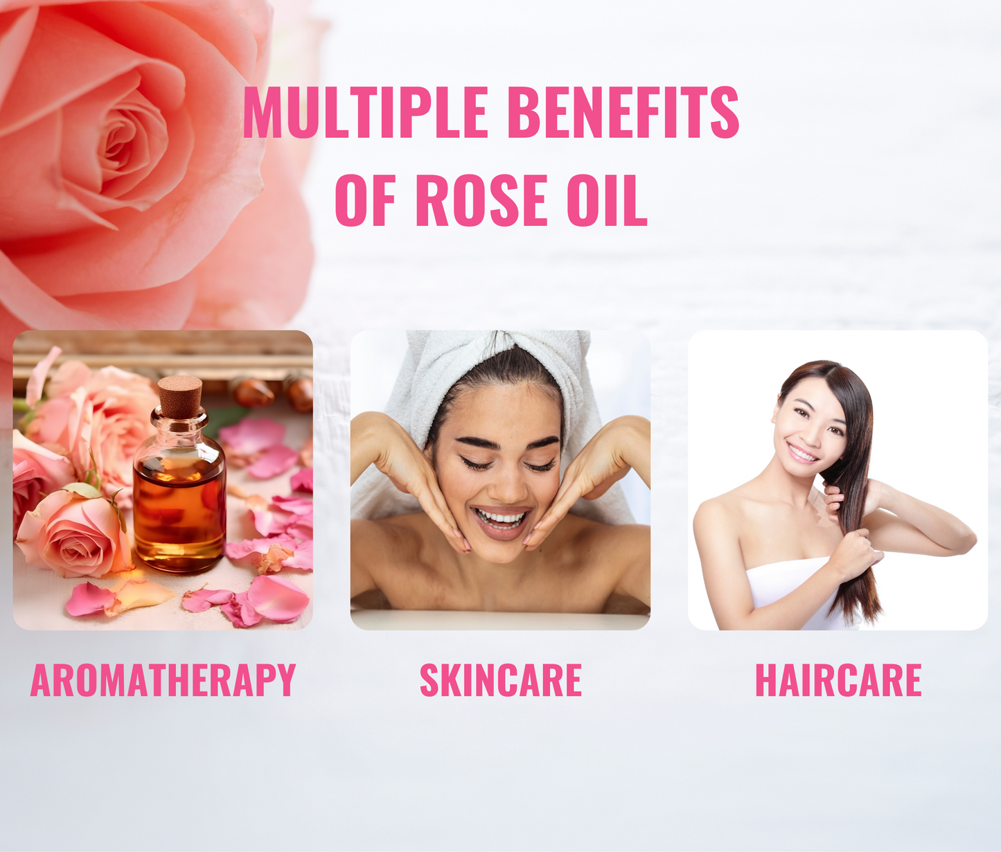 Rose Essential Oil – Glowing Skin & Mood Booster