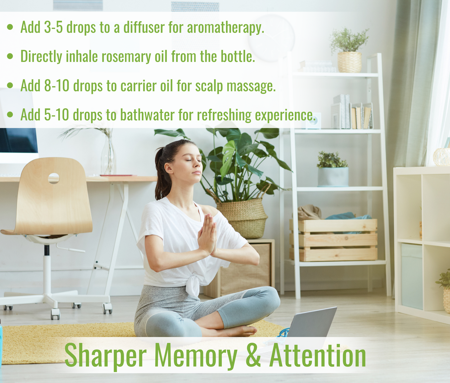 Rosemary Essential Oil – For Hair Growth & Scalp Care Combo