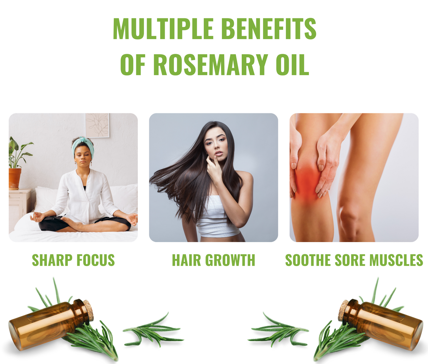 Rosemary Essential Oil – For Hair Growth & Scalp Care