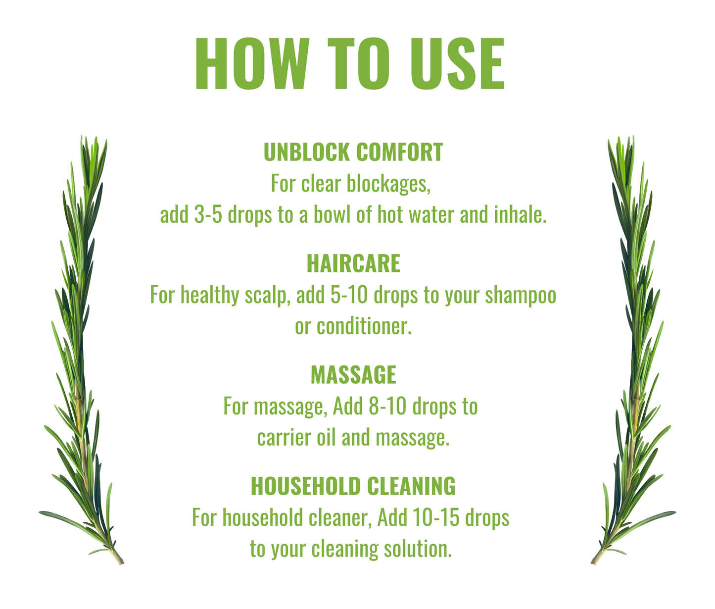 Rosemary Essential Oil – For Hair Growth & Scalp Care