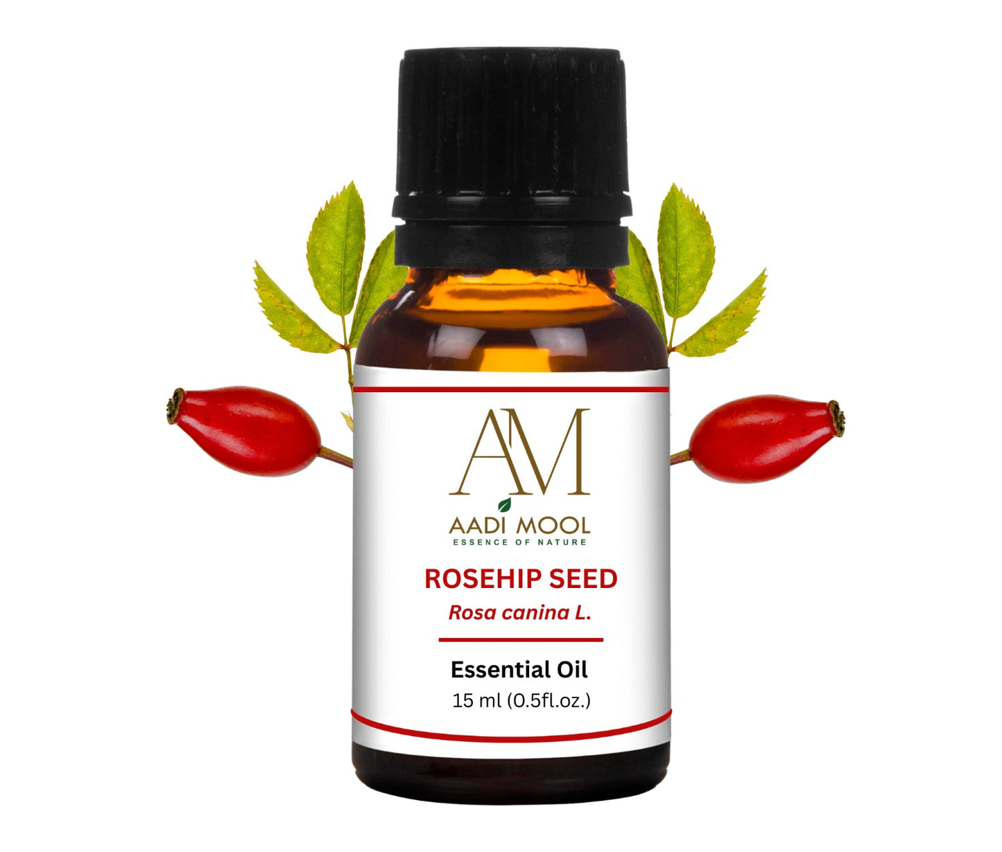 Cold Pressed Rosehip Oil for Glowing Skin, Reduces Fine Lines & Acne Scars