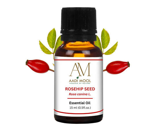 Cold Pressed Rosehip Oil for Glowing Skin, Reduces Fine Lines & Acne Scars