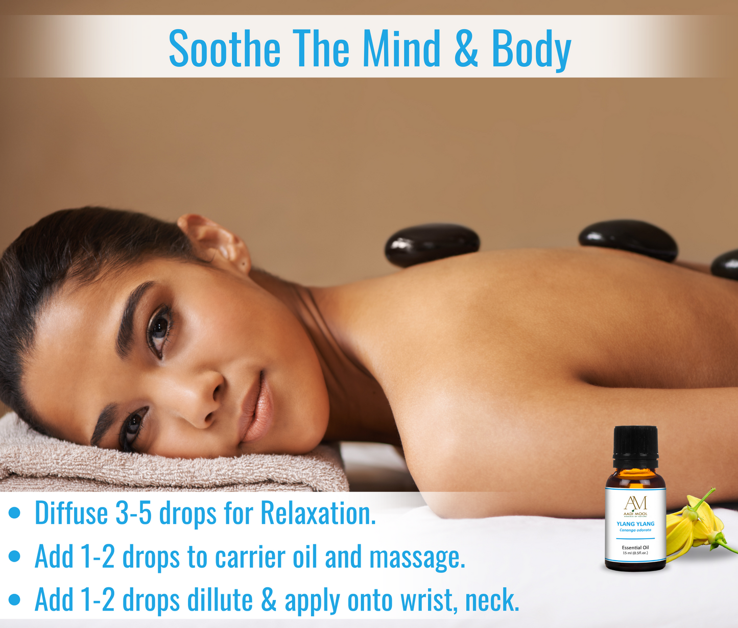 Ylang Ylang Essential Oil For Skin, Hair and Aromatherapy