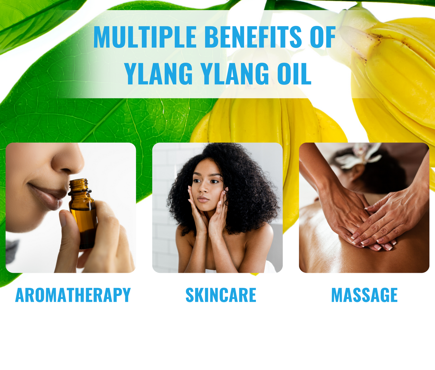 Ylang Ylang Essential Oil For Skin, Hair and Aromatherapy